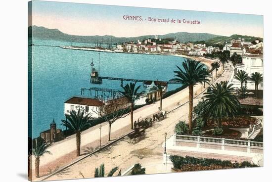 Boulevard De La Croisette, Cannes-null-Stretched Canvas