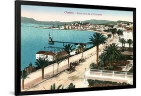 Boulevard De La Croisette, Cannes-null-Framed Art Print