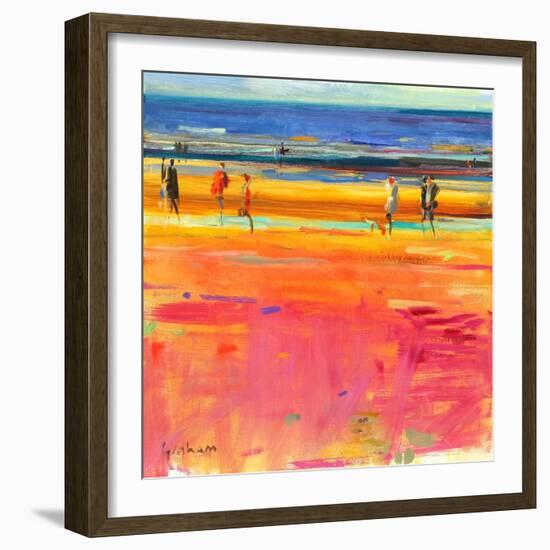 Boulevard De La Plage, 2011-Peter Graham-Framed Giclee Print