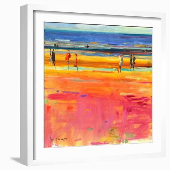 Boulevard De La Plage, 2011-Peter Graham-Framed Giclee Print