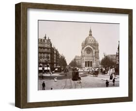 Boulevard De Malesherbes and St. Augustin Church-null-Framed Photographic Print