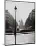 Boulevard de Paris-null-Mounted Art Print