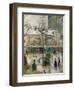 Boulevard De Rocheouart in Snow, 1878-Camille Pissarro-Framed Giclee Print