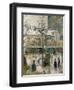 Boulevard De Rocheouart in Snow, 1878-Camille Pissarro-Framed Giclee Print