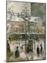 Boulevard De Rocheouart in Snow, 1878-Camille Pissarro-Mounted Giclee Print