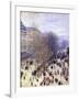 Boulevard Des Capucines, 1873-Claude Monet-Framed Giclee Print