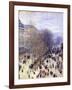 Boulevard Des Capucines, 1873-Claude Monet-Framed Giclee Print