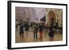 Boulevard Des Capucines at the Site of Theater Du Vaudeville, 1889-Jean Béraud-Framed Giclee Print