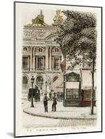 Boulevard des Capucines: Place de L'Opéra-Adolphe Martial-Potémont-Mounted Giclee Print