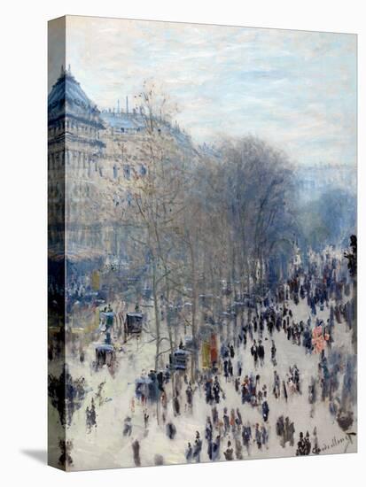 Boulevard Des Capucines-Claude Monet-Stretched Canvas