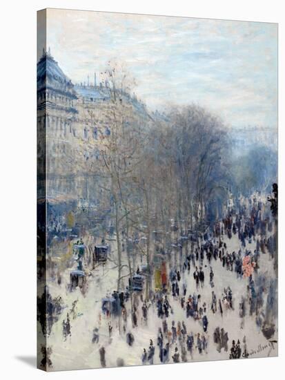 Boulevard Des Capucines-Claude Monet-Stretched Canvas