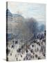 Boulevard Des Capucines-Claude Monet-Stretched Canvas