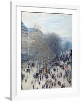 Boulevard Des Capucines-Claude Monet-Framed Giclee Print