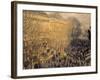 Boulevard des Capucines-Claude Monet-Framed Art Print