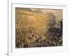 Boulevard des Capucines-Claude Monet-Framed Art Print