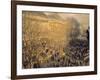 Boulevard des Capucines-Claude Monet-Framed Art Print