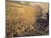 Boulevard des Capucines-Claude Monet-Mounted Art Print