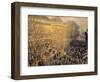 Boulevard des Capucines-Claude Monet-Framed Art Print