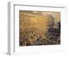 Boulevard des Capucines-Claude Monet-Framed Art Print