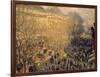 Boulevard des Capucines-Claude Monet-Framed Art Print