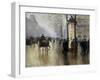 Boulevard Des Italiens in Paris-Jean Béraud-Framed Art Print