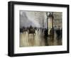 Boulevard Des Italiens in Paris-Jean Béraud-Framed Art Print