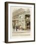 Boulevard des Italiens - Librairie Nouvelle-Adolphe Martial-Potémont-Framed Giclee Print