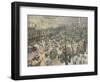 Boulevard Des Italiens, Morning, Sunlight, 1897-Camille Pissarro-Framed Giclee Print