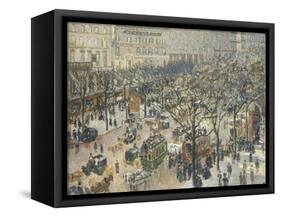 Boulevard Des Italiens, Morning, Sunlight, 1897-Camille Pissarro-Framed Stretched Canvas