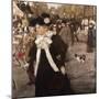 Boulevard Des Italiens, Paris-Mary Cassatt-Mounted Giclee Print