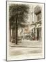 Boulevard des Italiens: Tortoni-Adolphe Martial-Potémont-Mounted Giclee Print