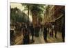 Boulevard Des Italiens-Tito Lessi-Framed Giclee Print