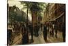 Boulevard Des Italiens-Tito Lessi-Stretched Canvas