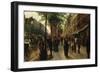 Boulevard Des Italiens-Tito Lessi-Framed Giclee Print