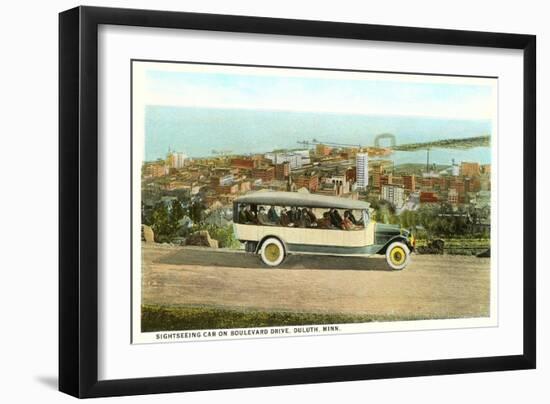 Boulevard Drive, Duluth, Minnesota-null-Framed Art Print