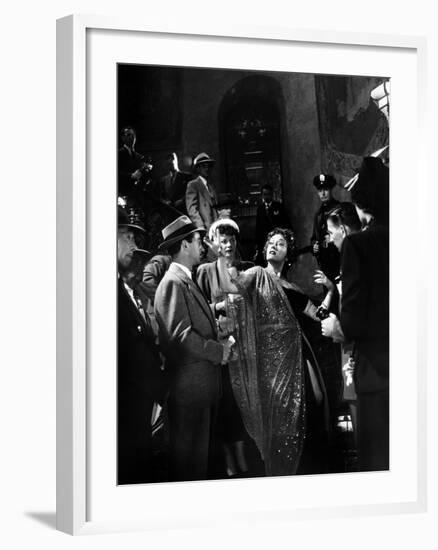 Boulevard du Crepuscule Sunset Boulevard by BillyWilder with Gloria Swanson, 1950 (b/w photo)-null-Framed Photo