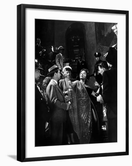 Boulevard du Crepuscule Sunset Boulevard by BillyWilder with Gloria Swanson, 1950 (b/w photo)-null-Framed Photo