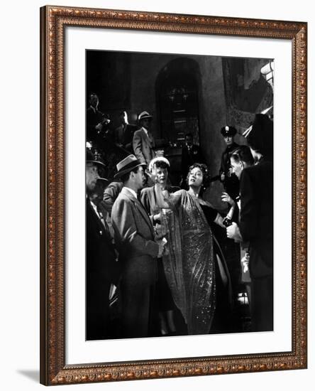 Boulevard du Crepuscule Sunset Boulevard by BillyWilder with Gloria Swanson, 1950 (b/w photo)-null-Framed Photo