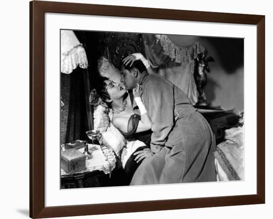 Boulevard du Crepuscule Sunset Boulevard by BillyWilder with Gloria Swanson and William Holden, 195-null-Framed Photo