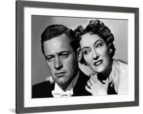 Boulevard du crepuscule SUNSET BOULEVARD by BillyWilder with William Holden and Gloria Swanson, 195-null-Framed Photo