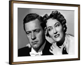 Boulevard du crepuscule SUNSET BOULEVARD by BillyWilder with William Holden and Gloria Swanson, 195-null-Framed Photo