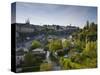 Boulevard Du General Patton, Luxembourg City, Luxembourg-Walter Bibikow-Stretched Canvas