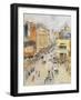 Boulevard Hausmann, Paris-Gustave Loiseau-Framed Giclee Print