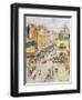 Boulevard Hausmann, Paris-Gustave Loiseau-Framed Giclee Print