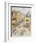 Boulevard Hausmann, Paris-Gustave Loiseau-Framed Giclee Print