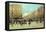 Boulevard Haussmann, in Paris-Eugene Galien-Laloue-Framed Stretched Canvas