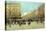 Boulevard Haussmann, in Paris-Eugene Galien-Laloue-Stretched Canvas