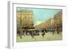 Boulevard Haussmann, in Paris-Eugene Galien-Laloue-Framed Giclee Print