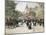 Boulevard Haussmann, Paris-Jean Francois Raffaelli-Mounted Giclee Print