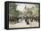 Boulevard Haussmann, Paris-Jean Francois Raffaelli-Framed Stretched Canvas